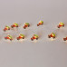 ΣΕΙΡΑ, 20 MINI LED, ΑΓΙΟΣ ΒΑΣΙΛΗΣ ΜΕ AMAΞΙ, ΜΠΑΤΑΡΙΑΣ 3xAA, ΧΡΟΝΟΔΙΑΚΟΠΤΗ, ΑΣΗΜΙ ΧΑΛΚΙΝΟ ΚΑΛΩΔΙΟ, ΘΕΡΜΟ ΛΕΥΚΟ LED ΑΝΑ 10cm, ΠΡΟΕΚΤΑΣΗ ΠΑΡΟΧΗΣ 30cm, IP20