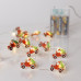 ΣΕΙΡΑ, 20 MINI LED, ΑΓΙΟΣ ΒΑΣΙΛΗΣ ΜΕ AMAΞΙ, ΜΠΑΤΑΡΙΑΣ 3xAA, ΧΡΟΝΟΔΙΑΚΟΠΤΗ, ΑΣΗΜΙ ΧΑΛΚΙΝΟ ΚΑΛΩΔΙΟ, ΘΕΡΜΟ ΛΕΥΚΟ LED ΑΝΑ 10cm, ΠΡΟΕΚΤΑΣΗ ΠΑΡΟΧΗΣ 30cm, IP20