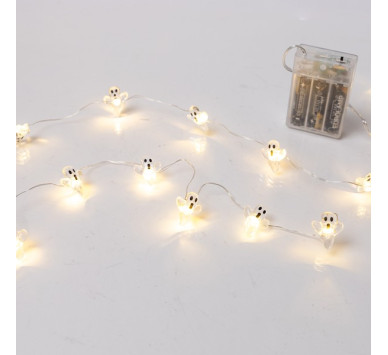 ΣΕΙΡΑ, 20 MINI LED, ΦΑΝΤΑΣΜΑΤΑΚΙΑ, ΜΠΑΤΑΡΙΑΣ 3xAA, ΧΡΟΝΟΔΙΑΚΟΠΤΗ, ΑΣΗΜΙ ΧΑΛΚΙΝΟ ΚΑΛΩΔΙΟ, ΘΕΡΜΟ ΛΕΥΚΟ LED ΑΝΑ 10cm, ΠΡΟΕΚΤΑΣΗ ΠΑΡΟΧΗΣ 30cm, IP20