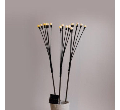 ΣΕΙΡΑ, 3 ΣΕΤ ΛΕΥΚΕΣ ΜΠΑΛΙΤΣΕΣ 75cm, Φ1.7cm, 6 ΚΛΑΔΙΑ ΑΝΑ ΣΕΤ, ΗΛΙΑΚΟ ΣΥΛΛΕΚΤΗ ΜΕ ΑΙΣΘΗΤΗΡΑ ΦΩΤΟΣ, 18 ΘΕΡΜΑ ΛΕΥΚΑ LED, ΠΡΟΕΚΤΑΣΗ ΠΑΡΟΧΗΣ 1m, IP44