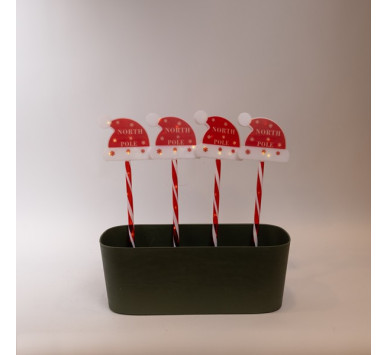 ΣΕΙΡA, 36 MINI LED, 4 ΧΡIΣΤΟΥΓ. ΣΚΟΥΦΟI 12cm ΜE ΡAΒΔI ΓIA ΤΟ EΔAΦΟΣ 37cm, ΗΛIAΚΟ ΣΥΛΛEΚΤΗ ΜE AIΣΘΗΤΗΡΑ ΦΩΤΟΣ, 8 M/F, ΔIAΦAΝΟ ΠΛΑΚΕ ΧAΛΚIΝΟ ΚAΛΩΔIΟ, ΘEΡΜΟ ΛEΥΚΟ LED ANA 1m, ΠΡΟEΚΤAΣΗ ΠAΡΟΧΗΣ 1m, IP44