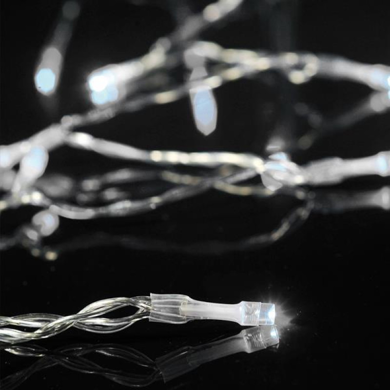 ΣΕΙΡΑ, 50 LED 5mm, MΠΑΤΑΡΙΑΣ 3xAA, ΧΡΟΝΟΔΙΑΚΟΠΤΗΣ, ΔΙΑΦΑΝΟ PVC ΚΑΛΩΔΙΟ, ΛΕΥΚΟ LED ANA 10cm, ΠΡΟΕΚΤΑΣΗ ΠΑΡΟΧΗΣ 30cm, IP20 (DISPLAY BOX 24τμχ)