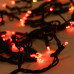 ΣΕΙΡΑ, 100 LED 5mm ΜΕ ΚΑΛΥΜΜΑ, 230V, 3 ΕΠΕΚΤΑΣΕΙΣ ΕΩΣ 9 ΣΕΤ, ΠΡΑΣΙΝΟ ΚΑΟΥΤΣΟΥΚ ΚΑΛΩΔΙΟ, 90 ΚΟΚΚΙΝΑ LED + 10 ΘΕΡΜΑ ΛΕΥΚΑ FLASH LED ANA 10cm, ΠΡΟΕΚΤΑΣΗ ΠΑΡΟΧΗΣ 1.5m, IP65
