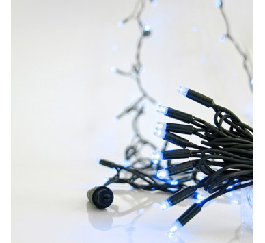 ΣΕΙΡΑ, 100 LED 5mm ΜΕ ΚΑΛΥΜΜΑ, 230V, 3 ΕΠΕΚΤΑΣΕΙΣ ΕΩΣ 9 ΣΕΤ, ΠΡΑΣΙΝΟ ΚΑΟΥΤΣΟΥΚ ΚΑΛΩΔΙΟ, ΜΠΛΕ LED ANA 10cm, ΠΡΟΕΚΤΑΣΗ ΠΑΡΟΧΗΣ 1.5m, ΙΡ65