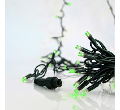 ΣΕΙΡΑ, 100 LED 5mm ΜΕ ΚΑΛΥΜΜΑ, 230V, 2 ΕΠΕΚΤΑΣΕΙΣ ΕΩΣ 9 ΣΕΤ, ΠΡΑΣΙΝΟ ΚΑΟΥΤΣΟΥΚ ΚΑΛΩΔΙΟ, ΠΡΑΣΙΝΟ LED ΑΝΑ 10cm, ΙΡ65 (ΧΩΡΙΣ ΠΡΟΕΚΤΑΣΗ ΠΑΡΟΧΗΣ)