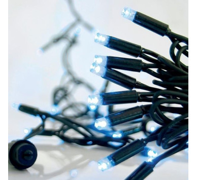 ΣΕΙΡΑ, 100 LED 5mm ΜΕ ΚΑΛΥΜΜΑ, 230V, 2 ΕΠΕΚΤΑΣΕΙΣ ΕΩΣ 9 ΣΕΤ, ΠΡΑΣΙΝΟ ΚΑΟΥΤΣΟΥΚ ΚΑΛΩΔΙΟ, ΜΠΛΕ LED ANA 10cm, ΙΡ65 (ΧΩΡΙΣ ΠΡΟΕΚΤΑΣΗ ΠΑΡΟΧΗΣ)