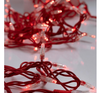 ΣΕΙΡΑ 5 ΣΕΤ, 96 LED 5mm, 24V, 2 ΕΠΕΚΤΑΣΕΙΣ ΕΩΣ 10 ΣΕΤ, ΚΟΚΚΙΝΟ ΚΑΟΥΤΣΟΥΚ ΚΑΛΩΔΙΟ, ΚΟΚΚΙΝΟ LED ΑΝΑ 10cm, ΚΑΛΩΔΙΟ ΠΡΟΕΚΤΑΣΗΣ 3m, ΙΡ65 (ΧΩΡΙΣ ΜΕΤΑΣΧΗΜΑΤΙΣΤΗ, ΧΩΡΙΣ ΠΡΟΕΚΤΑΣΗ ΠΑΡΟΧΗΣ)