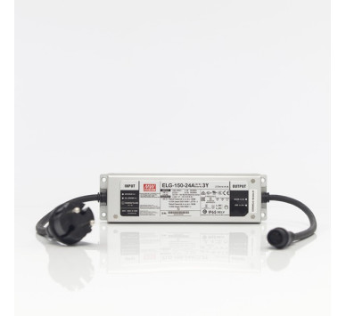 24V ΜΕΤΑΣΧΗΜΑΤΙΣΤΗ, 150W, ΠΡΑΣΙΝΟ ΚΑΟΥΤΣΟΥΚ ΚΑΛΩΔΙΟ, ΚΑΛΩΔΙΟ ΠΑΡΟΧΗΣ 3m, IP44