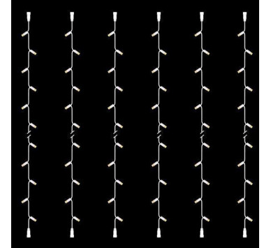 ΣΕΙΡΑ, DIY ΣΕΤ 6 ΤΜΧ, 30 LED, ΛΕΥΚΟ ΚΑΟΥΤΣΟΥΚ ΚΑΛΩΔΙΟ, 2 ΕΠΕΚΤΑΣΕΙΣ, ΘΕΡΜO ΛΕΥΚO LED ΑΝΑ 10cm, ΙΡ65