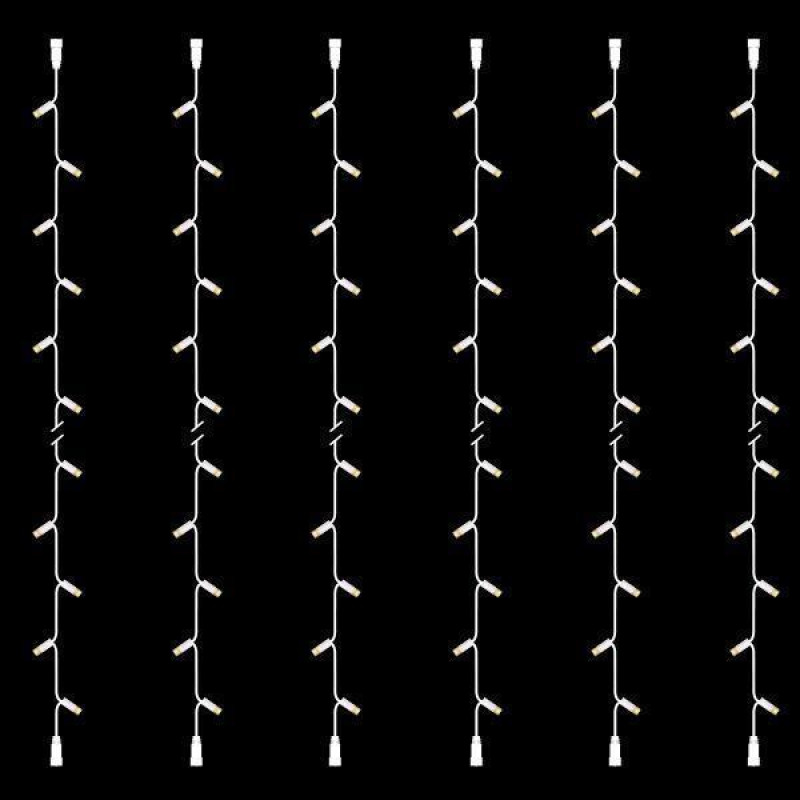 ΣΕΙΡΑ, DIY ΣΕΤ 6 ΤΜΧ, 30 LED, ΛΕΥΚΟ ΚΑΟΥΤΣΟΥΚ ΚΑΛΩΔΙΟ, 2 ΕΠΕΚΤΑΣΕΙΣ, ΘΕΡΜO ΛΕΥΚO LED ΑΝΑ 10cm, ΙΡ65