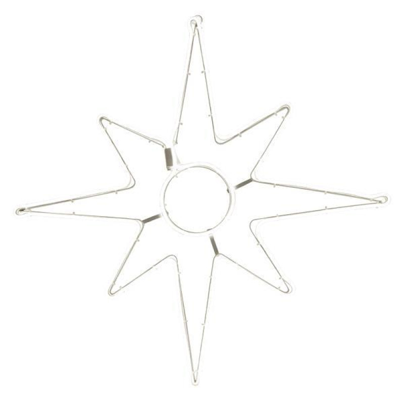 DIY, ΑΣΤΕΡΙ ΒΗΘΛΕΕΜ, ΝΕΟΝ ΦΩΤΟΣΩΛΗΝΑ 75cm, ΕΠΕΚΤΑΣΗ, ΠΡΟΕΚΤΑΣΗ ΠΑΡΟΧΗΣ 1m, IP44 (ΧΩΡΙΣ ΠΑΡΟΧΗ)