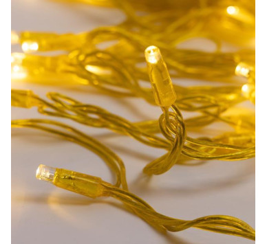 ΣΕΙΡΑ, 96 LED 5mm ΜΕ ΚΑΛΥΜΜΑ, 24V, 2 ΕΠΕΚΤΑΣΕΙΣ ΕΩΣ 8 ΣΕΤ, ΧΡΥΣΟ ΔΙΑΦΑΝΟ PVC ΚΑΛΩΔΙΟ, DAYLIGHT LED ΑΝΑ 10cm, IP44 (ΧΩΡΙΣ ΜΕΤΑΣΧΗΜΑΤΙΣΤΗ, ΧΩΡΙΣ ΠΡΟΕΚΤΑΣΗ ΠΑΡΟΧΗΣ)