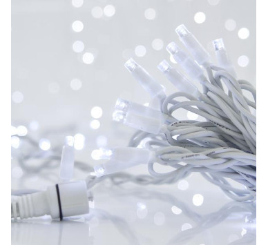 ΣΕΙΡΑ, 100 LED 5mm ΜΕ ΚΑΛΥΜΜΑ, 230V, 3 ΕΠΕΚΤΑΣΕΙΣ ΕΩΣ 9 ΣΕΤ, ΛΕΥΚΟ ΚΑΟΥΤΣΟΥΚ ΚΑΛΩΔΙΟ, ΛΕΥΚΟ LED ANA 10cm, ΠΡΟΕΚΤΑΣΗ ΠΑΡΟΧΗΣ 1.5m, ΙΡ65