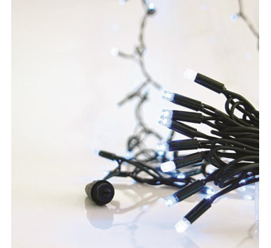 ΣΕΙΡΑ, 100 LED 5mm ΜΕ ΚΑΛΥΜΜΑ, 230V, 3 ΕΠΕΚΤΑΣΕΙΣ ΕΩΣ 9 ΣΕΤ, ΠΡΑΣΙΝΟ ΚΑΟΥΤΣΟΥΚ ΚΑΛΩΔΙΟ, 90 ΜΠΛΕ LED + 10 ΛΕΥΚΟ FLASH LED ANA 10cm, ΠΡΟΕΚΤΑΣΗ ΠΑΡΟΧΗΣ 1,5cm, ΙΡ65