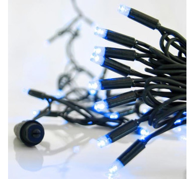 ΣΕΙΡΑ, 100 LED 5mm ΜΕ ΚΑΛΥΜΜΑ, 230V, 3 ΕΠΕΚΤΑΣΕΙΣ ΕΩΣ 9 ΣΕΤ, ΠΡΑΣΙΝΟ ΚΑΟΥΤΣΟΥΚ ΚΑΛΩΔΙΟ, ΜΠΛΕ LED ANA 10cm, ΠΡΟΕΚΤΑΣΗ ΠΑΡΟΧΗΣ 1.5m, ΙΡ65
