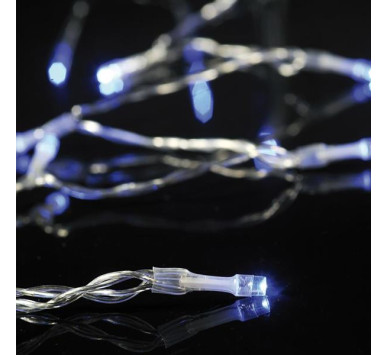 ΣΕΙΡΑ, 20 LED 5mm, ΜΠΑΤΑΡΙΑΣ 3xAA, ΔΙΑΦΑΝΟ PVC ΚΑΛΩΔΙΟ, ΜΠΛΕ LED ΑΝΑ 10cm, ΠΡΟΕΚΤΑΣΗ ΠΑΡΟΧΗΣ 50cm, IP20