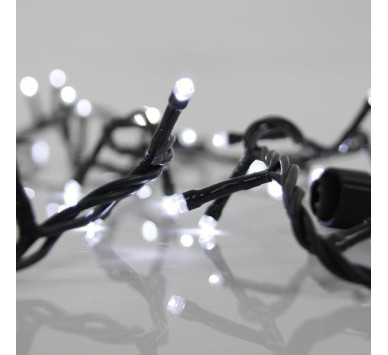 ΣΕΙΡΑ, 100 LED 3mm, 31V ΜΕΤΑΣΧΗΜΑΤΙΣΤΗ, 4 ΕΠΕΚΤΑΣΕΙΣ ΕΩΣ 3 ΣΕΤ, ΠΡΑΣΙΝΟ PVC ΚΑΛΩΔΙΟ, ΛΕΥΚΟ LED ANA 10cm, ΠΡΟΕΚΤΑΣΗ ΠΑΡΟΧΗΣ 3m, ΙΡ44