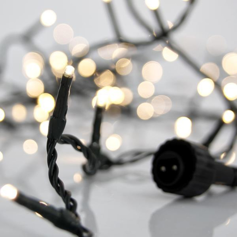 ΠΥΚΝΗ ΣΕΙΡΑ, 800 LED 3mm, 31V ΜΕΤΑΣΧΗΜΑΤΙΣΤΗ, 4 ΕΠΕΚΤΑΣΕΙΣ ΕΩΣ 2 ΣΕΤ, ΠΡΑΣΙΝΟ PVC ΚΑΛΩΔΙΟ, ΑΠΑΛΟ ΛΕΥΚΟ LED ANA 2cm, ΠΡΟΕΚΤΑΣΗ ΠΑΡΟΧΗΣ 3m, ΙΡ44