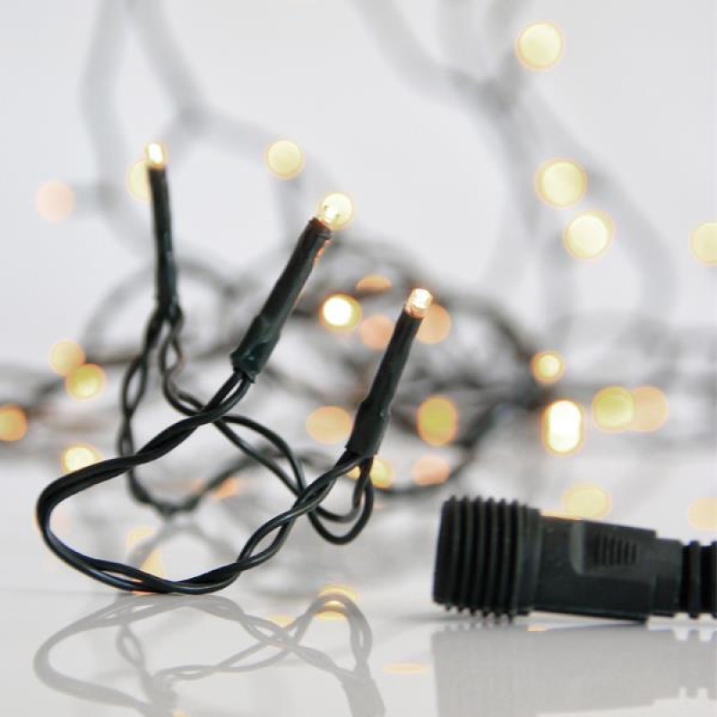 ΠΥΚΝΗ ΣΕΙΡΑ, 1300 LED 3mm, 31V ΜΕΤΑΣΧΗΜΑΤΙΣΤΗ, 4 ΕΠΕΚΤΑΣΕΙΣ ΕΩΣ 2 ΣΕΤ, ΠΡΑΣΙΝΟ PVC ΚΑΛΩΔΙΟ, ΑΠΑΛΟ ΛΕΥΚΟ LED ANA 2cm, ΠΡΟΕΚΤΑΣΗ ΠΑΡΟΧΗΣ 3m, ΙΡ44