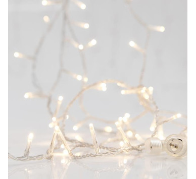 ΣΕΙΡΑ, 100 LED 3mm, 31V ΜΕΤΑΣΧΗΜΑΤΙΣΤΗ, 4 ΕΠΕΚΤΑΣΕΙΣ ΕΩΣ 3 ΣΕΤ, ΔΙΑΦΑΝΟ PVC ΚΑΛΩΔΙΟ, DAYLIGHT LED ΑΝΑ 5cm, ΠΡΟΕΚΤΑΣΗ ΠΑΡΟΧΗΣ 3m, ΙP44