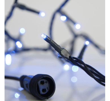 ΣΕΙΡΑ, 100 LED 3mm, 31V ΜΕΤΑΣΧΗΜΑΤΙΣΤΗ, 4 ΕΠΕΚΤΑΣΕΙΣ ΕΩΣ 3 ΣΕΤ, ΠΡΑΣΙΝΟ PVC ΚΑΛΩΔΙΟ, ΜΠΛΕ LED ΑΝΑ 5cm, ΠΡΟΕΚΤΑΣΗ ΠΑΡΟΧΗΣ 3m, ΙΡ44