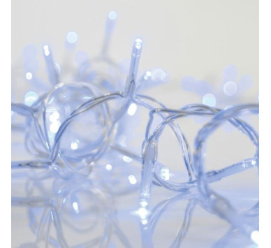 ΚΟΥΡΤΙΝΑ, 240 LED 3mm, 31V ΜΕΤΑΣΧΗΜΑΤΙΣΤΗ, 4 ΕΠΕΚΤΑΣΕΙΣ ΕΩΣ 3 ΣΕΤ, ΔΙΑΦΑΝΟ PVC ΚΑΛΩΔΙΟ, ΜΠΛΕ LED (H100 x W200cm, 20 ΣΕΙΡΕΣ x 12 LED), ΠΡΟΕΚΤΑΣΗ ΠΑΡΟΧΗΣ 3m, ΙΡ44