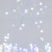 ΚΟΥΡΤΙΝΑ, 140 MINI LED, ΚΡΑΚΕΛΕ ΜΠΑΛΕΣ 1.3cm, 31V ΜΕΤΑΣΧΗΜΑΤΙΣΤΗ, 4 ΕΠΕΚΤΑΣΕΙΣ ΕΩΣ 3 ΣΕΤ, ΑΣΗΜΙ ΧΑΛΚΙΝΟ ΚΑΛΩΔΙΟ, ΧΡΩΜΑΤΙΣΤΟ LED (H150 x W100cm, 20 ΣΕΙΡΕΣ x 12 LED), ΠΡΟΕΚΤΑΣΗ ΠΑΡΟΧΗΣ 3m, IP44