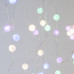 ΚΟΥΡΤΙΝΑ, 140 MINI LED, ΚΡΑΚΕΛΕ ΜΠΑΛΕΣ 1.3cm, 31V ΜΕΤΑΣΧΗΜΑΤΙΣΤΗ, 4 ΕΠΕΚΤΑΣΕΙΣ ΕΩΣ 3 ΣΕΤ, ΑΣΗΜΙ ΧΑΛΚΙΝΟ ΚΑΛΩΔΙΟ, ΧΡΩΜΑΤΙΣΤΟ LED (H150 x W100cm, 20 ΣΕΙΡΕΣ x 12 LED), ΠΡΟΕΚΤΑΣΗ ΠΑΡΟΧΗΣ 3m, IP44
