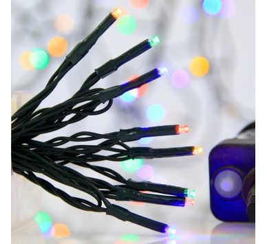 ΣΕΙΡΑ, 240 LED 3mm, 31V ΜΕΤΑΣΧΗΜΑΤΙΣΤΗ, 8 ΠΡΟΓΡΑΜΜΑΤΑ & ΜΝΗΜΗ, ΠΡΑΣΙΝΟ PVC ΚΑΛΩΔΙΟ, ΧΡΩΜΑΤΙΣΤΟ LED ΑΝΑ 5cm, ΠΡΟΕΚΤΑΣΗ ΠΑΡΟΧΗΣ 3m, ΙΡ44