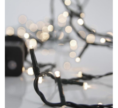 ΣΕΙΡΑ, 400 LED 3mm, 31V ΜΕΤΑΣΧΗΜΑΤΙΣΤΗ, 8 ΠΡΟΓΡΑΜΜΑΤΑ & ΜΝΗΜΗ, ΠΡΑΣΙΝΟ PVC ΚΑΛΩΔΙΟ, ΑΠΑΛΟ ΛΕΥΚΟ LED ΑΝΑ 5cm, ΠΡΟΕΚΤΑΣΗ ΠΑΡΟΧΗΣ 3m, ΙΡ44