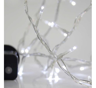 ΣΕΙΡΑ, 240 LED 3mm, 31V ΜΕΤΑΣΧΗΜΑΤΙΣΤΗ, 8 ΠΡΟΓΡΑΜΜΑΤΑ & ΜΝΗΜΗ, ΔΙΑΦΑΝΟ PVC ΚΑΛΩΔΙΟ, ΛΕΥΚΟ LED ΑΝΑ 5cm, ΠΡΟΕΚΤΑΣΗ ΠΑΡΟΧΗΣ 3m, ΙΡ44