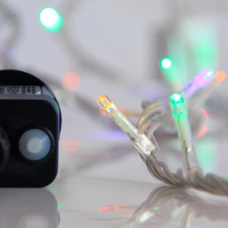 ΣΕΙΡΑ, 240 LED 3mm, 31V ΜΕΤΑΣΧΗΜΑΤΙΣΤΗ, 8 ΠΡΟΓΡΑΜΜΑΤΑ & ΜΝΗΜΗ, ΔΙΑΦΑΝΟ PVC ΚΑΛΩΔΙΟ, ΧΡΩΜΑΤΙΣΤΟ LED ΑΝΑ 5cm, ΠΡΟΕΚΤΑΣΗ ΠΑΡΟΧΗΣ 3m, ΙΡ44