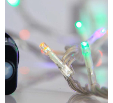 ΣΕΙΡΑ, 240 LED 3mm, 31V ΜΕΤΑΣΧΗΜΑΤΙΣΤΗ, 8 ΠΡΟΓΡΑΜΜΑΤΑ & ΜΝΗΜΗ, ΔΙΑΦΑΝΟ PVC ΚΑΛΩΔΙΟ, OPAL ΧΡΩΜΑΤΙΣΤΟ LED PER 5cm, ΠΡΟΕΚΤΑΣΗ ΠΑΡΟΧΗΣ 3m, IP44