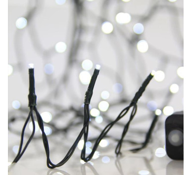 ΣΕΙΡΑ, 1500 LED 3mm, 31V ΜΕΤΑΣΧΗΜΑΤΙΣΤΗ, 8 ΠΡΟΓΡΑΜΜΑΤΑ & ΜΝΗΜΗ, ΠΡΑΣΙΝΟ PVC ΚΑΛΩΔΙΟ, ΛΕΥΚΟ LED ΑΝΑ 5cm, ΠΡΟΕΚΤΑΣΗ ΠΑΡΟΧΗΣ 3m, ΙΡ44