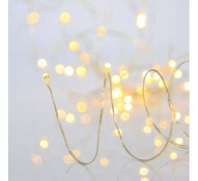 ΣΕΙΡΑ, 300 MINI LED, ΜΕΤΑΣΧΗΜΑΤΙΣΤΗ, ΣΤΑΘΕΡΟ, ΑΣΗΜΙ ΧΑΛΚΙΝΟ ΚΑΛΩΔΙΟ, ΘΕΡΜΟ ΛΕΥΚΟ LED ANA 10cm, ΠΡΟΕΚΤΑΣΗ ΠΑΡΟΧΗΣ 5m, ΙΡ44