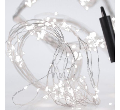 ΧΤΑΠΟΔΙ, 400 MINI LED, ΜΕΤΑΣΧΗΜΑΤΙΣΤΗ, ΣΤΑΘΕΡΟ, ΑΣΗΜΙ ΧΑΛΚΙΝΟ ΚΑΛΩΔΙΟ, ΛΕΥΚΟ LED ANA 10cm (16 ΣΕΙΡΕΣ x 25 LED), ΠΡΟΕΚΤΑΣΗ ΠΑΡΟΧΗΣ 5m, ΙΡ44