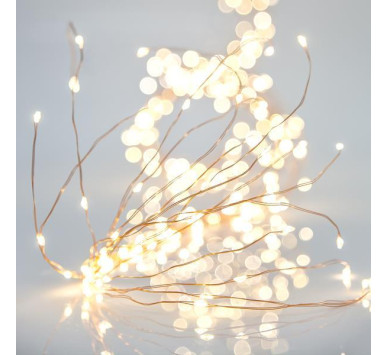 ΧΤΑΠΟΔΙ, 400 ΜΙΝΙ LED, ΜΕΤΑΣΧΗΜΑΤΙΣΤΗ, ΣΤΑΘΕΡΟ, ΜΠΡΟΝΖΕ ΧΑΛΚINO KAΛΩΔΙΟ, ΘΕΡΜΟ ΛΕΥΚΟ LED ANA 10cm (16 ΣΕΙΡΕΣ x 25 LED), ΠΡΟΕΚΤΑΣΗ ΠΑΡΟΧΗΣ 5m, ΙΡ44