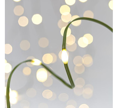 ΣΕΙΡΑ, 200 MINI LED, ΜΕΤΑΣΧΗΜΑΤΙΣΤΗ, 8 ΠΡΟΓΡΑΜΜΑΤΑ & ΜΝΗΜΗ, ΠΡΑΣΙΝΟ ΠΛΑΚΕ ΧΑΛΚΙΝΟ ΚΑΛΩΔΙΟ, DAYLIGHT LED ΑΝΑ 5cm, ΠΡΟΕΚΤΑΣΗ ΠΑΡΟΧΗΣ 5m, IP44