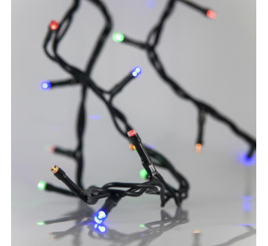 ΣΕΙΡΑ, 100 LED 5mm, 31V BLUETOOTH ΜΕΤΑΣΧΗΜΑΤΙΣΤΗ, ΠΡΑΣΙΝΟ PVC ΚΑΛΩΔΙΟ, ΘΕΡΜΟ ΛΕΥΚΟ & ΧΡΩΜΑΤΙΣΤΟ LED ΑΝΑ 8cm, ΠΡΟΕΚΤΑΣΗ ΠΑΡΟΧΗΣ 5m, IP44