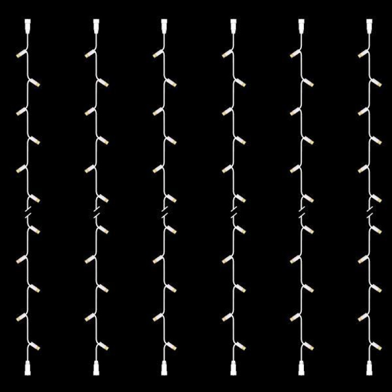 ΣΕΙΡΑ, DIY ΣΕΤ 6 ΤΜΧ, 20 LED, 2 ΕΠΕΚΤΑΣΕΙΣ, ΛΕΥΚΟ ΚΑΟΥΤΣΟΥΚ ΚΑΛΩΔΙΟ, ΘΕΡΜO ΛΕΥΚO LED ΑΝΑ 10cm, ΙΡ65