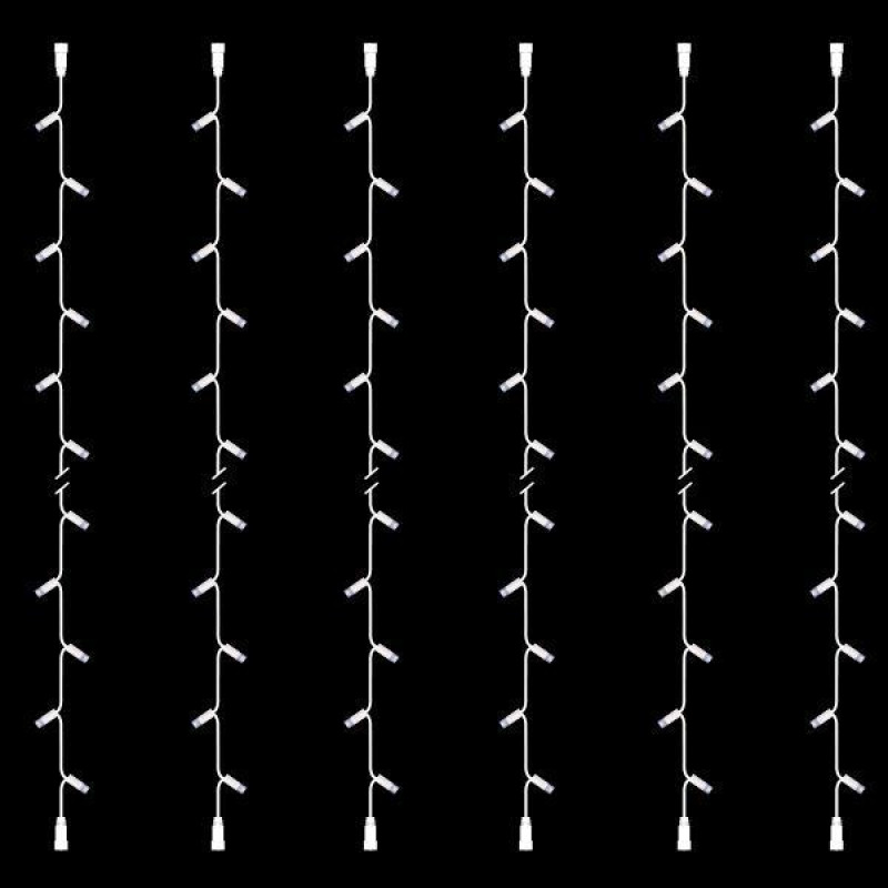 ΣΕΙΡΑ, DIY ΣΕΤ 6 ΤΜΧ, 30 LED, 2 ΕΠΕΚΤΑΣΕΙΣ, ΛΕΥΚΟ ΚΑΟΥΤΣΟΥΚ ΚΑΛΩΔΙΟ, ΛΕΥΚO LED ΑΝΑ 10cm, ΙΡ65