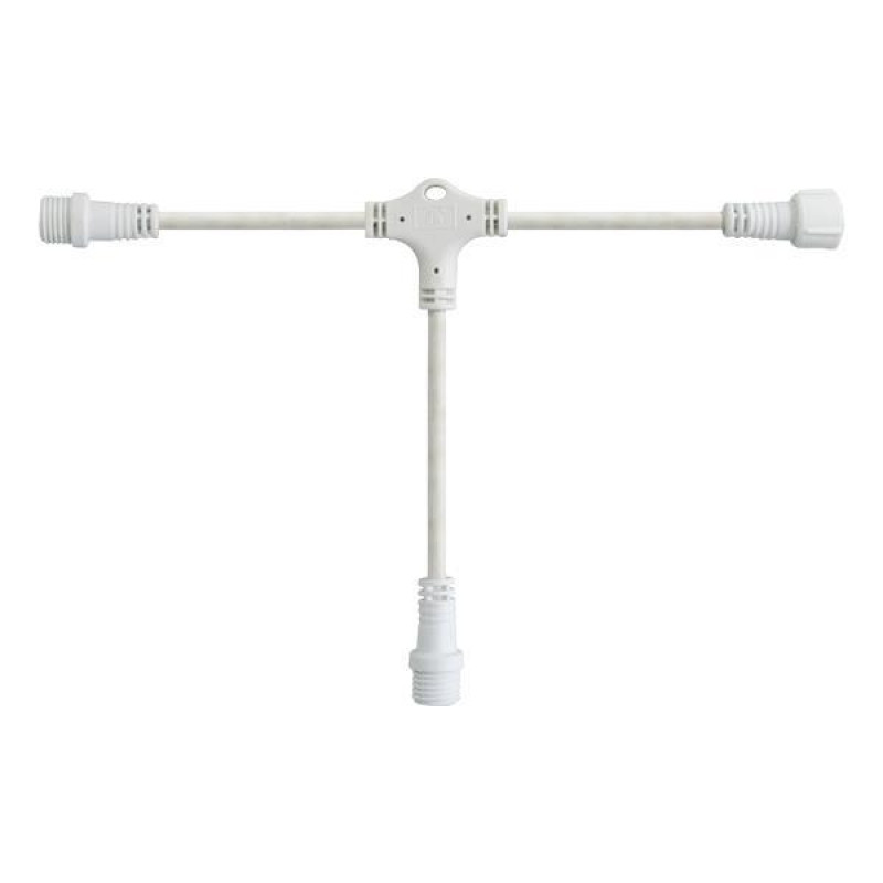 DIY, ΛΕΥΚΟ ΚΑΟΥΤΣΟΥΚ ΚΑΛΩΔΙΟ ΤΥΠΟΥ ΤΑΦ, 3 ΚΟΝΕΚΤΟΡΕΣ, 10cm, IP65