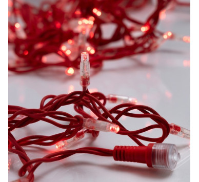 ΣΕΙΡΑ, 96 LED 5mm ΜΕ ΚΑΛΥΜΜΑ, 24V, 2 ΕΠΕΚΤΑΣΕΙΣ ΕΩΣ 10 ΣΕΤ, ΚΟΚΚΙΝΟ ΚΑΟΥΤΣΟΥΚ ΚΑΛΩΔΙΟ, ΚΟΚΚΙΝΟ LED ΑΝΑ 10cm, ΣΕΤ 5 ΣΕΙΡΕΣ ΚΑΙ 1 ΕΠΕΚΤΑΣΗ 3m, ΙΡ65 (ΧΩΡΙΣ ΜΕΤΑΣΧΗΜΑΤΙΣΤΗ)