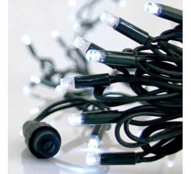 ΣΕΙΡΑ, 100 LED 5mm ΜΕ ΚΑΛΥΜΜΑ, 230V, 2 ΕΠΕΚΤΑΣΕΙΣ ΕΩΣ 9, ΠΡΑΣΙΝΟ ΚΑΟΥΤΣΟΥΚ ΚΑΛΩΔΙΟ, ΛΕΥΚΟ LED ANA 10cm, ΙΡ65 (ΧΩΡΙΣ ΚΑΛΩΔΙΟ ΠΑΡΟΧΗΣ)