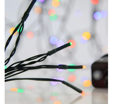 ΣΕΙΡΑ, 180 LED 3mm, 31V ΜΕΤΑΣΧΗΜΑΤΙΣΤΗ, 8 ΠΡΟΓΡΑΜΜΑΤΑ & ΜΝΗΜΗ, ΠΡΑΣΙΝΟ PVC ΚΑΛΩΔΙΟ, ΧΡΩΜΑΤΙΣΤΟ LED ΑΝΑ 5cm, ΠΡΟΕΚΤΑΣΗ ΠΑΡΟΧΗΣ 3m, ΙΡ44