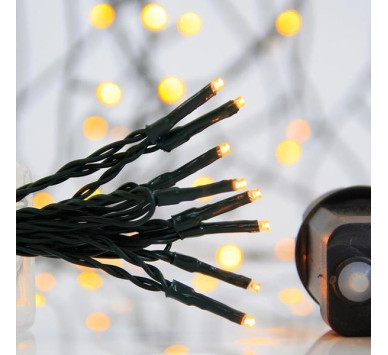 ΣΕΙΡΑ, 400 LED 3mm, 31V ΜΕΤΑΣΧΗΜΑΤΙΣΤΗ, 8 ΠΡΟΓΡΑΜΜΑΤΑ & ΜΝΗΜΗ, ΠΡΑΣΙΝΟ PVC ΚΑΛΩΔΙΟ, ΘΕΡΜΟ ΛΕΥΚΟ LED ΑΝΑ 5cm, ΠΡΟΕΚΤΑΣΗ ΠΑΡΟΧΗΣ 3m, ΙΡ44