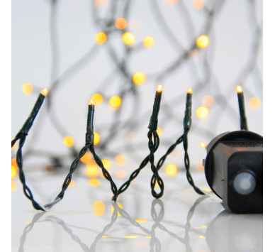 ΣΕΙΡΑ, 700 LED 3mm, 31V ΜΕΤΑΣΧΗΜΑΤΙΣΤΗ, 8 ΠΡΟΓΡΑΜΜΑΤΑ & ΜΝΗΜΗ, ΠΡΑΣΙΝΟ PVC ΚΑΛΩΔΙΟ, ΘΕΡΜΟ ΛΕΥΚΟ LED ΑΝΑ 5cm, ΠΡΟΕΚΤΑΣΗ ΠΑΡΟΧΗΣ 3m, ΙΡ44