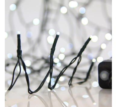 ΣΕΙΡΑ, 1500 LED 3mm, 31V ΜΕΤΑΣΧΗΜΑΤΙΣΤΗ, 8 ΠΡΟΓΡΑΜΜΑΤΑ & ΜΝΗΜΗ, ΠΡΑΣΙΝΟ PVC ΚΑΛΩΔΙΟ, ΛΕΥΚΟ LED ΑΝΑ 5cm, ΠΡΟΕΚΤΑΣΗ ΠΑΡΟΧΗΣ 3m, ΙΡ44