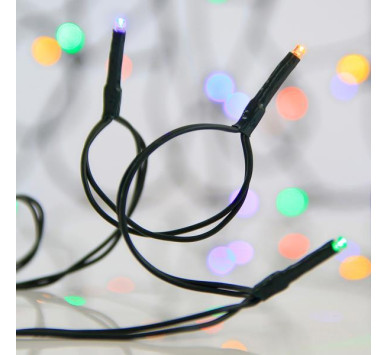 ΣΕΙΡΑ, 100 LED 3mm, 31V ΜΕΤΑΣΧΗΜΑΤΙΣΤΗ, 4 ΕΠΕΚΤΑΣΕΙΣ ΕΩΣ 3 ΣΕΤ, ΠΡΑΣΙΝΟ PVC ΚΑΛΩΔΙΟ, ΧΡΩΜΑΤΙΣΤΟ LED ΑΝΑ 10cm, ΠΡΟΕΚΤΑΣΗ ΠΑΡΟΧΗΣ 3m, IP44