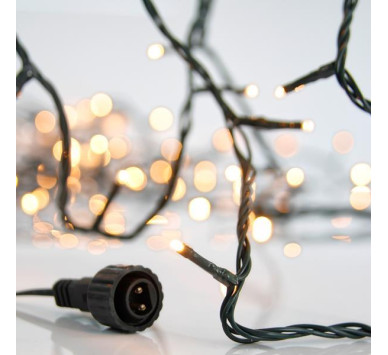 ΣΕΙΡΑ, 200 LED 3mm, 31V ΜΕΤΑΣΧΗΜΑΤΙΣΤΗ, 4 ΕΠΕΚΤΑΣΕΙΣ ΕΩΣ 3 ΣΕΤ, ΠΡΑΣΙΝΟ PVC ΚΑΛΩΔΙΟ, ΘΕΡΜΟ ΛΕΥΚΟ LED ANA 5cm, ΠΡΟΕΚΤΑΣΗ ΠΑΡΟΧΗΣ 3m, ΙΡ44